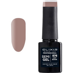 Elixir Semigel 575 Light Beaver Ημιμόνιμο Βερνίκι Νυχιών 5ml