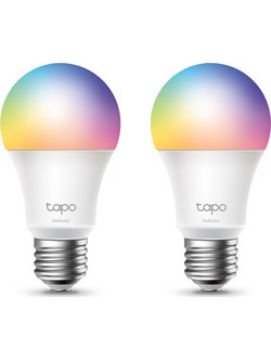 Tp-Link Έξυπνη Wi-Fi Λάμπα Πολύχρωμη LED E27 806lm 8.7W 60W Dimmable Tapo L530E(2-PACK) v3.2