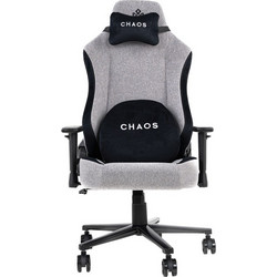 Monarch Gear Chaos Καρέκλα Gaming Υφασμάτινη με Ρυθμιζόμενα Μπράτσα Γκρι Gear-Chaos-Cloud-Gray