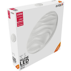 Avide LED Φωτιστικό Οροφής Oyster Selene 18W 330x68mm NW 4000K