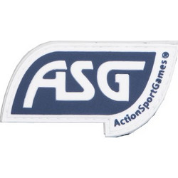 ASG PVC patch, velcro, Blue
