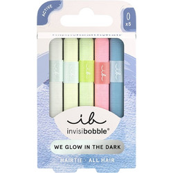 Invisibobble Hairtie Glow in The Dark Λαστιχάκια Μαλλιών 5τμχ