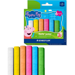 Staedtler Κιμωλίες Noris Junior Peppa 6τμχ (2365 C6 L1)