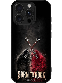 Sonique Men's Edition Θήκη Born to Rock (iPhone 16 Pro)
