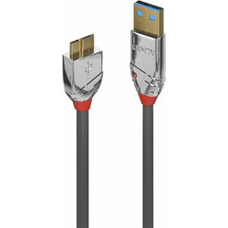 Lindy Regular USB 2.0 to micro USB Cable Γκρι 2m (36658)
