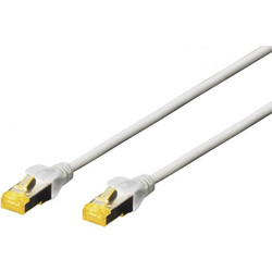 Digitus S/FTP Cat.6a Καλώδιο Δικτύου Ethernet 10m Grey