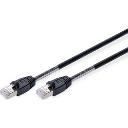 Digitus S/FTP Cat.6 Καλώδιο Δικτύου Ethernet 1m Black DK-1644-010/BL-OD