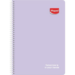 MAPED ΤΕΤΡΑΔΙΟ ΣΠΙΡΑΛ 4 ΘΕΜΑΤΩΝ Β5 ΜΩΒ NOTEB5004PU
