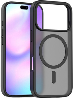 Θήκη Κινητού - Phone Case για Apple iPhone 17 Pro Max 6.9" Ημιδιάφανη Ματ Φιμέ Μαύρη MagSafe Υβριδική TPU/PC Shockproof Anti-Scratch Αντιολισθητική Ανθεκτική με Προστασία Κάμερας (Κωδ.1-CASE0070 )
