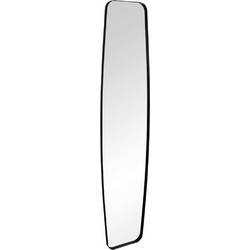 Καθρέπτης Τοίχου Britta 1431402 35x2,8x170cm Black Mirrors & More Μέταλλο