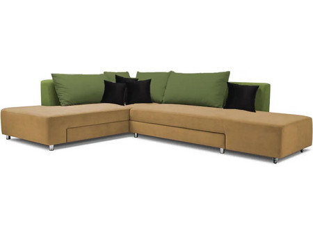 PoliHome Sunset Γωνιακός Καναπές Αριστερή Γωνία Μωβ 312x223cm 16303099