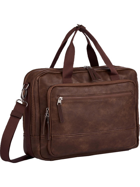 Επαγγελματική Τσάντα Ώμου CAMEL ACTIVE Traces Καφέ 12L | Laptop 15" & Έγγραφα A4 | Premium Χαρτοφύλακας Καφέ