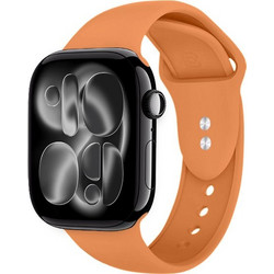 Crong Liquid Λουράκι Σιλικόνης Orange (Apple Watch 38 / 40 / 41mm)