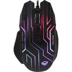 Meetion GM22 Ενσύρματο Gaming Ποντίκι RGB 4800 DPI Black