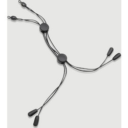 Ρυθμιζόμενο Strap Στήθους & Θηλών Με Ελαστικά Κορδόνια Adjustable Breast & Nipple Strap With Elastic Cords - Μαύρο