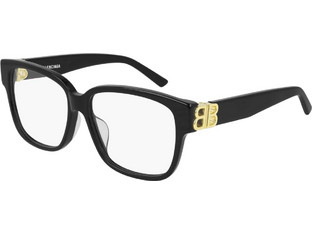 Balenciaga BB0104O 001 Γυναικείος Σκελετός Γυαλιών Οράσεως Κοκάλινος Μαύρος