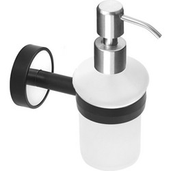 Δοχείο σαπουνιού γυάλινο OPTIMO 6801 Μαύρο KARAG