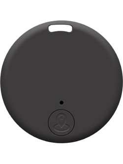 Mini Round Smart bluetooth GPS Tracker Για κατοικίδια, παιδιά, ηλικιωμένους, αποσκευές & πολύτιμα αντικείμενα black