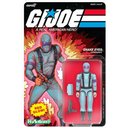 Super7 G.I. Joe ReAction+ Wave 06 Snake Eyes Red Glow Crystal Poison 10cm
