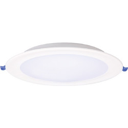 POWERTECH LED φωτιστικό downlight PT-1559, 9W, Φ116x25mm, 4000K, 765lm, λευκό