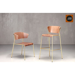 CHAIR LISA WATERPROOF ART. 2861-2- Καρέκλα εξωτερικού χώρου με αδιάβροχο ύφασμα 51χ56χ77 cm