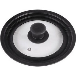 HAMA 111544 XAVAX UNIVERSAL LID WITH STEAM VENT FOR POTS AND PANS 16 18 20 CM GLASS