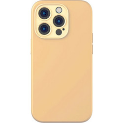 BASEUS LIQUID SILICA GEL CASE IPHONE 14 PRO MAX SUNGLOW+ TEMPERED GLASS + CLEANING KIT
