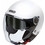 Garibaldi G20 Matt Pearl White Κράνος Μηχανής Jet 1290gr