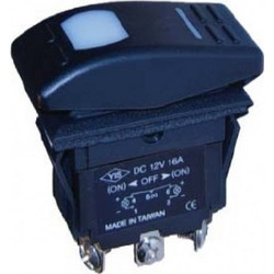 ΔΙΑΚΟΠΤΗΣ 12V-16A ΤΕΜΑΧΙΟ Θέσεις 0 Σταθερή - 1 Σταθερή - 2 Επαναφοράς 01595
