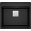 Franke Mythos Kubus 2 Pro KNG 610-53 Ένθετος Νεροχύτης Γρανίτη Ματ Onyx 59x51cm