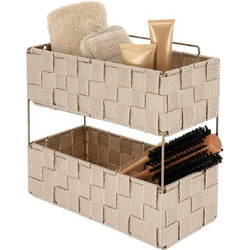 Ραφιέρα Μπάνιου Διπλή (29x12x27) T-D Beige 84231161