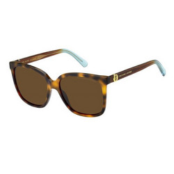 Marc Jacobs MARC582/S ISK/70 Γυναικεία Γυαλιά Ηλίου Oversized Κοκάλινα Καφέ με Καφέ Polarized Φακό