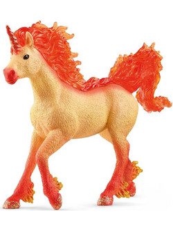 Schleich Bayala Elementa Fire Unicorn Stallion 70756