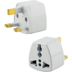 Powertech POWERTECH αντάπτορας ρεύματος από UK σε universal PT-368, 13A, copper, λευκός