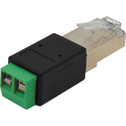 ADAPTOR RJ45 ΘΩΡΑΚΙΣΜΕΝΟ ΑΡΣΕΝΙΚΟ ΣΕ RS485 2P ME ΚΛΕΜΑ OWI (ΣΕΤ ΜΕ 10)