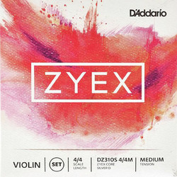D'Addario Zyex DZ310A Σετ 4 Χορδές Βιολιού Medium Tension