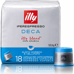 Illy Κάψουλες Decafeine Συμβατές με Μηχανή Illy iperEspresso 18τμχ