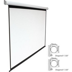 Brateck PEAB112 Ηλεκτρική Οθόνη Προβολής Projector Τοίχου / Οροφής 1:1 200x200cm / 112"