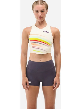 Hoka Γυναικείο T-shirt Race Day Crop