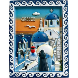 Tουριστικό μαγνητάκι Souvenir - Σετ 12pcs - Greece - 678520