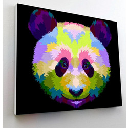 Splat Planet Σετ Ζωγραφικής με Αριθμούς Panda σε Καμβά με Τελάρο 30x40cm (SP-PBN-PAN)