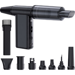 KINZIR 2 σε 1 σκουπάκι χειρός & air duster AD51, 180W, 4000mAh, μαύρο