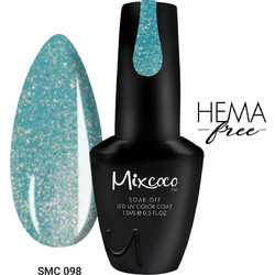 Mixcoco SMC 098 Glitter Ημιμόνιμο Βερνίκι Νυχιών 15ml