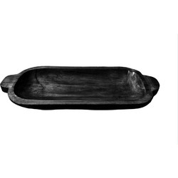 NUBIA ΔΙΣΚΟΣ ΔΙΑΚΟΣΜΗΣΗΣ 63x24x6cm ΞΥΛΟ ΜΑΥΡΟ
