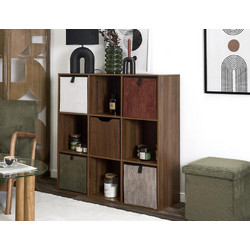 Home Deco Tiffany Βιβλιοθήκη Καφέ 99.3x31.8x97.8cm