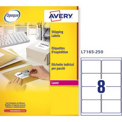 ΕΤΙΚΕΤΕΣ AVERY ΛΕΥΚΕΣ LASER 99.1X67.7 8 ΦΥΛΛΟ ΠΑΚΕΤΟ 250 ΦΥΛΛΩΝ