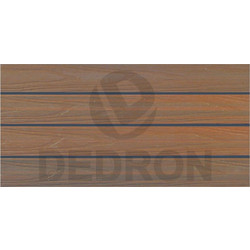 DECK-WPC Πλακάκι Δαπέδου 23mm 30Χ60 ΚΑΦΕ ΣΚΟΥΡΟ