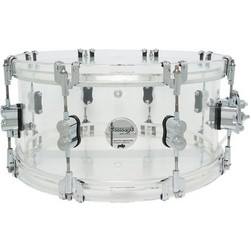 DW PDP 14"x6.5" SN Clear Acrylic