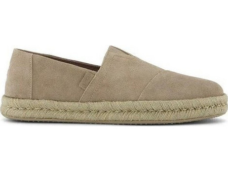 TOMS 10023175 ALPARGATA ROPE 2.0 DUNE SUEDE MEN SHOES