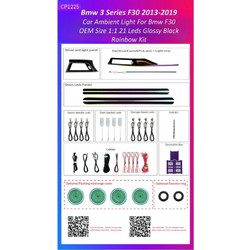 Ατμοσφαιρικός Φωτισμός bmw 3 Series f30 2013-2019 oem Ambient Light kit 1:1 l-al-Cp1225